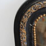 Old wooden mirror
