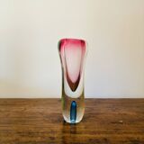 Vase en verre sommerso de Murano, années 1960, dans le style de Flavio Poli