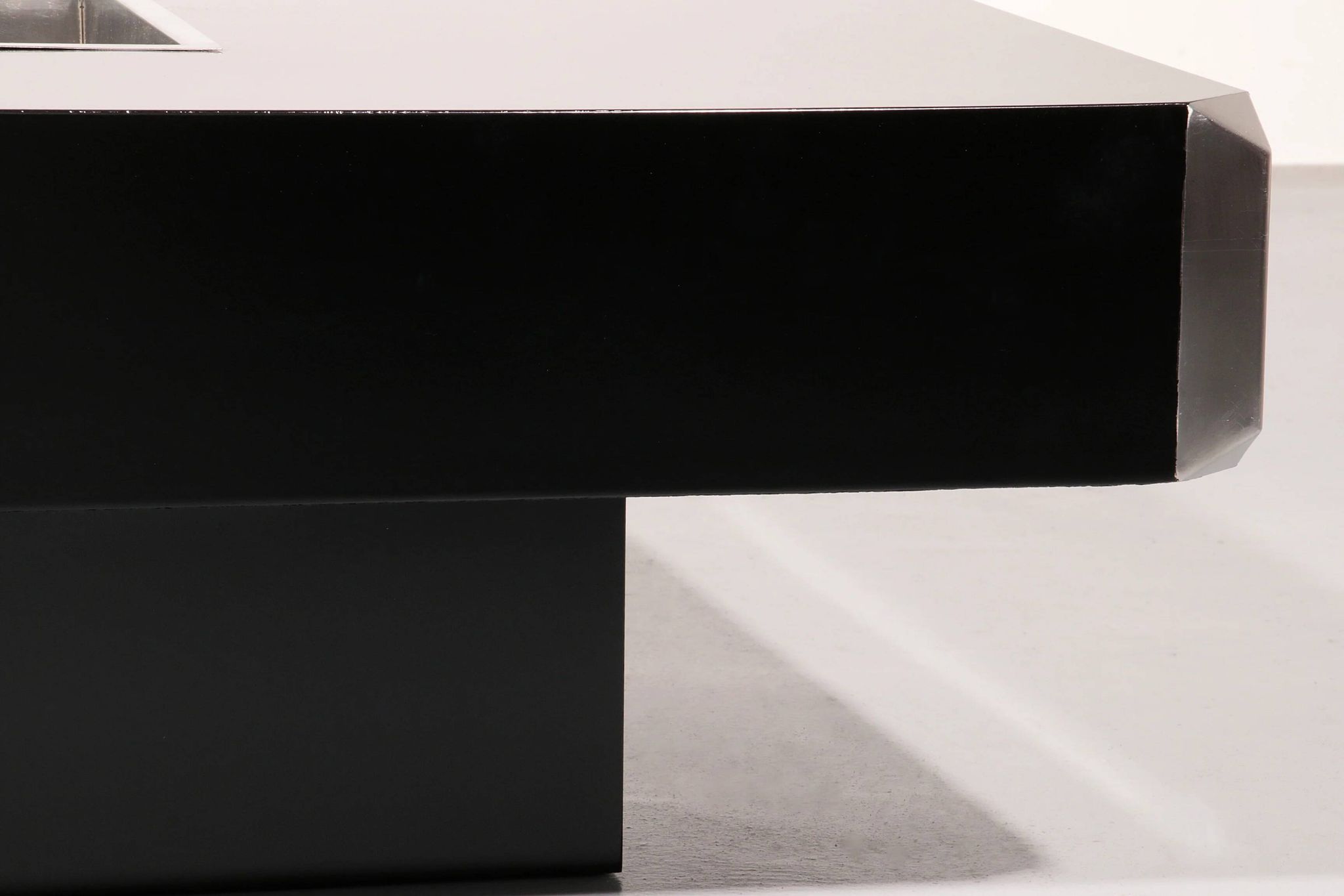 Alveo coffee bar table by Willy Rizzo for Cidue Italy 1970s
