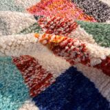 Moroccan Berber rug M'rirt colorful with geometric patterns