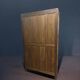 Vintage Parisian wooden wardrobe