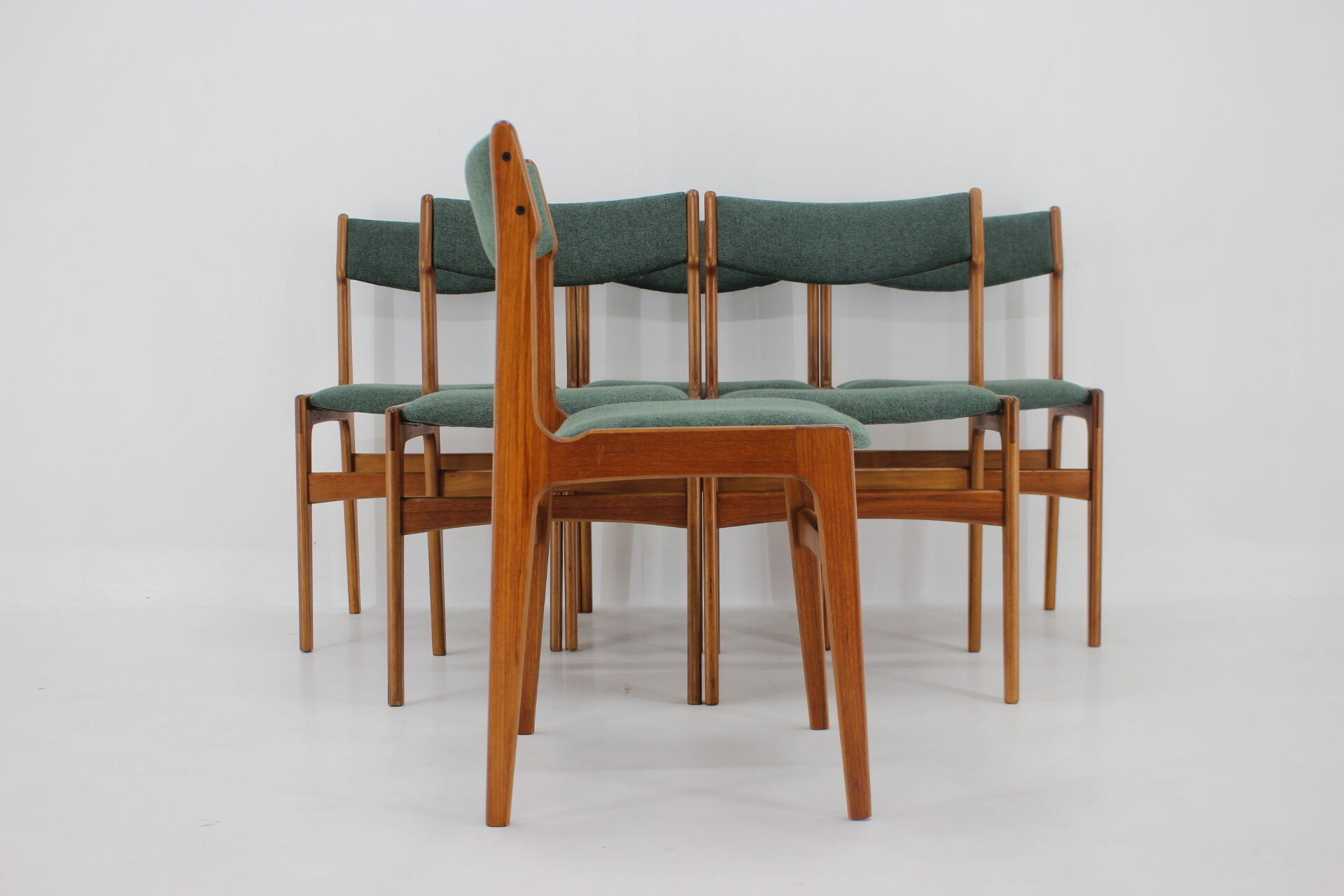 1960s Set of Six Teak Dining Chairs, Denmark