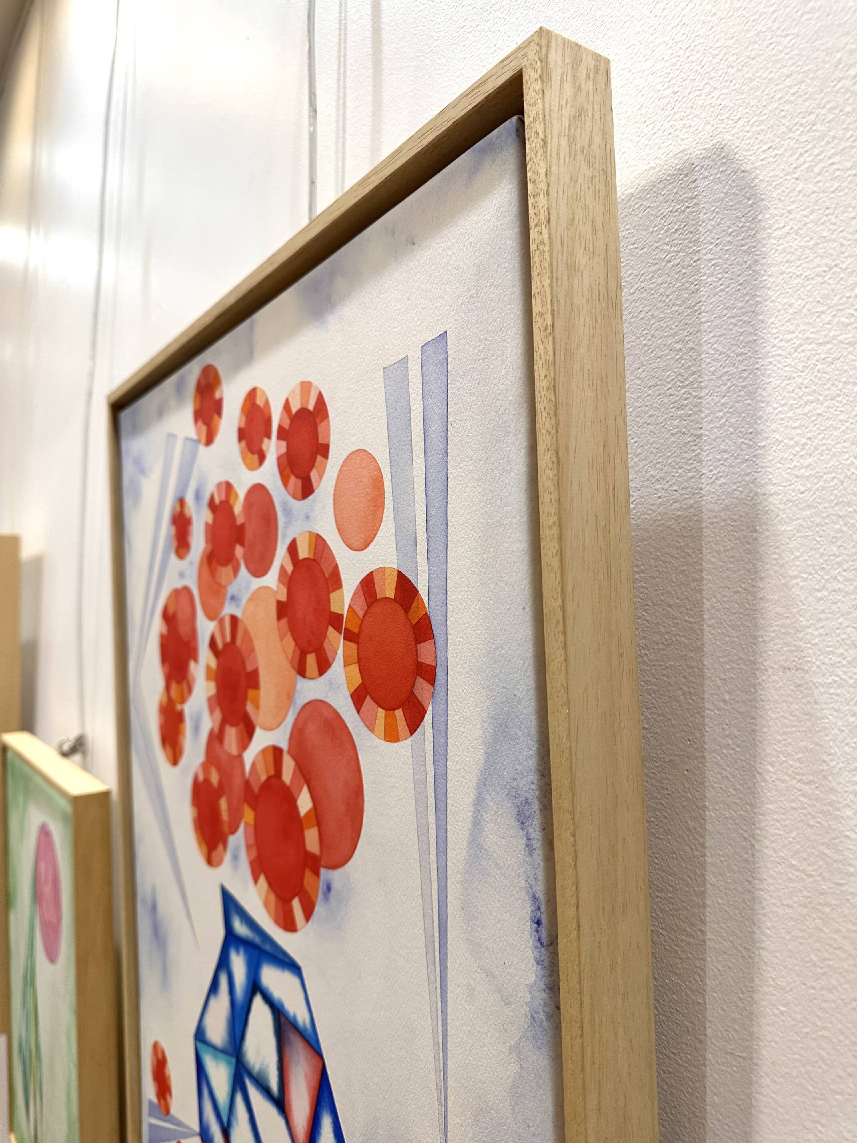 still life red flowers