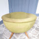 Fauteuil œuf egg années 50  vert