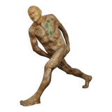 Life-size sculpture “Running Figure” by Karol Broniatowski, 1972
