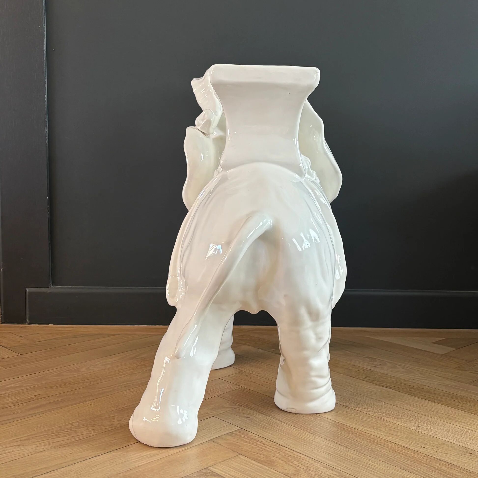 Cache-pot éléphant en céramique - Ref 1339