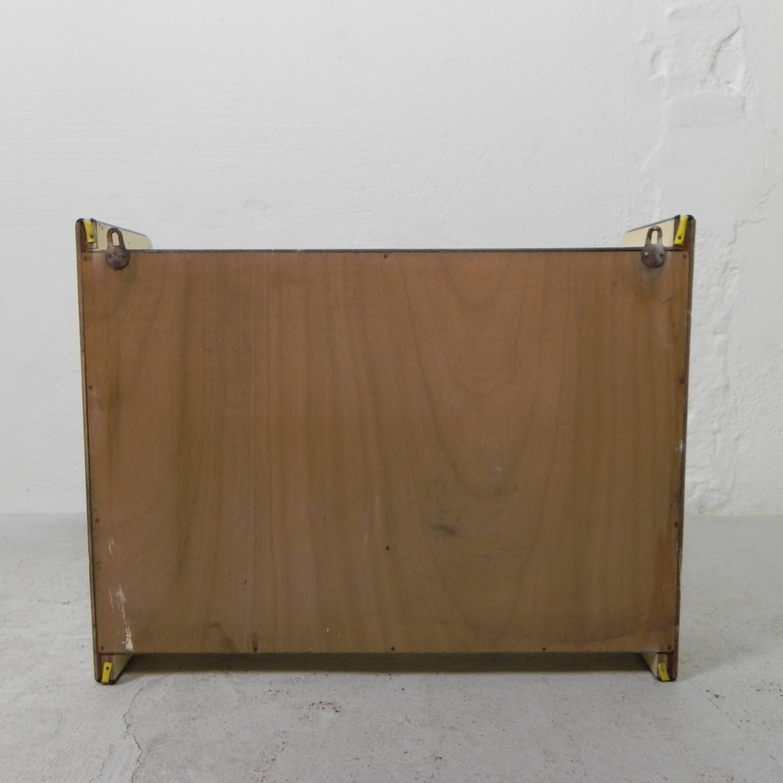 Wall cabinet with sliding glass doors, 1950s