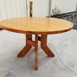 Extendable pine dining table 1970