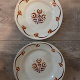 2 anciens  plats creux Badonviller