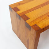 Banc en pin massif, table, par Ate van Apeldoorn