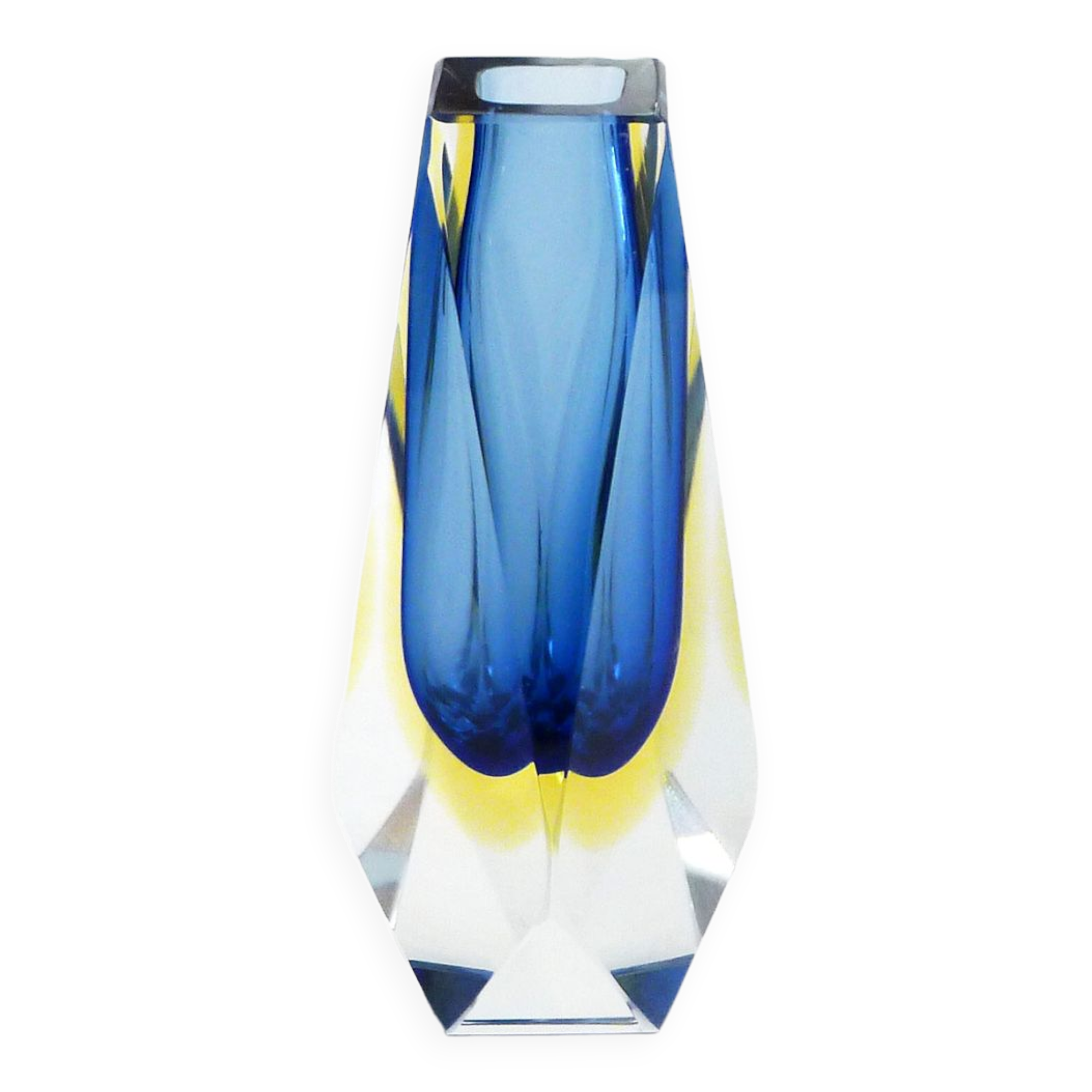Murano Sommerso Vase F. Poli