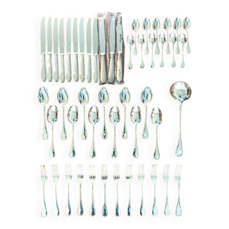 Christofle pearls, cutlery set 49 pieces, excellent condition, with box
