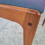 Pair of Scandinavian teak chairs by Johannes Andersen for Uldum, 60s