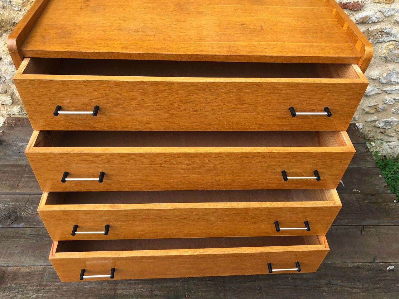 Commodity has 4 scandinavian style drawers, 60s
