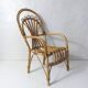 Vintage rattan armchair, child size