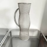Vintage metal mesh decorative pitcher