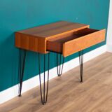 Retro Teak 1960s Tapley Console Table With Drawer