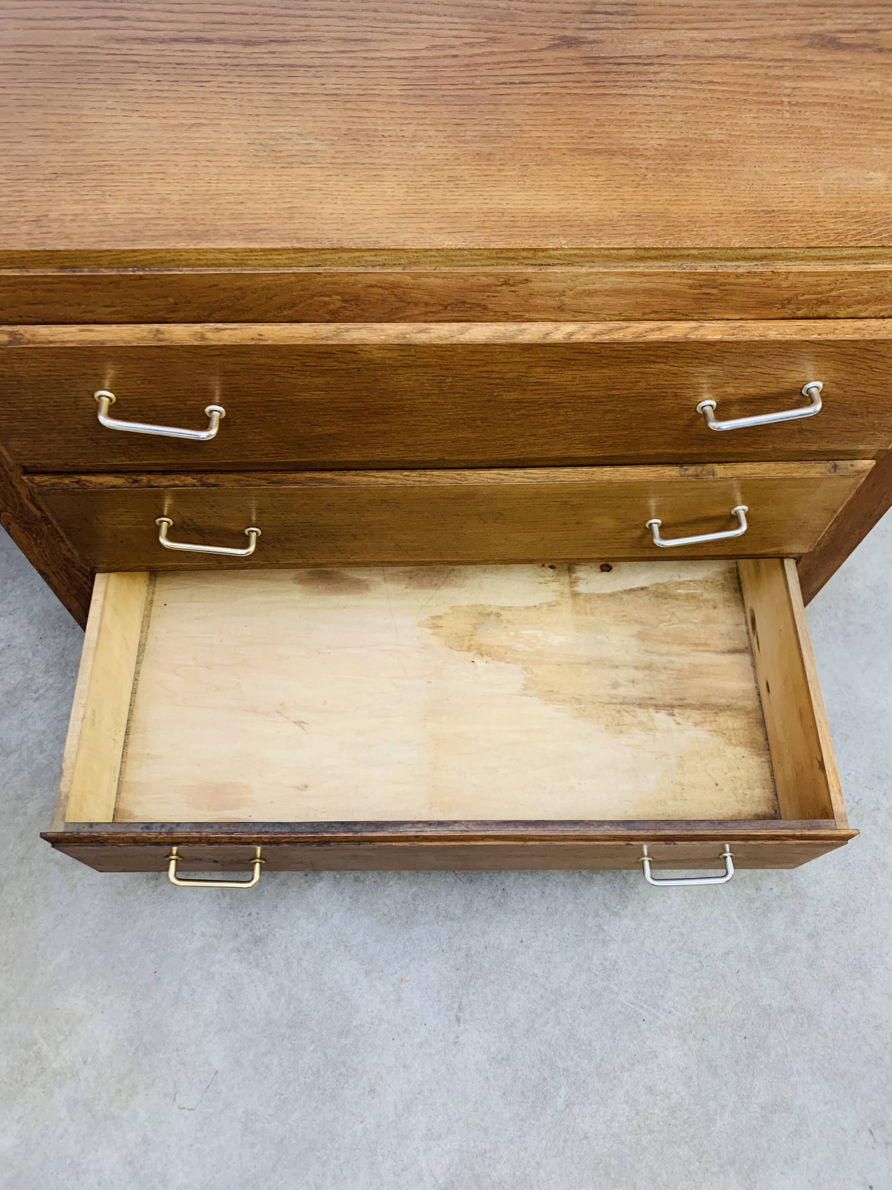 Commode pieds compas années 50, vintage