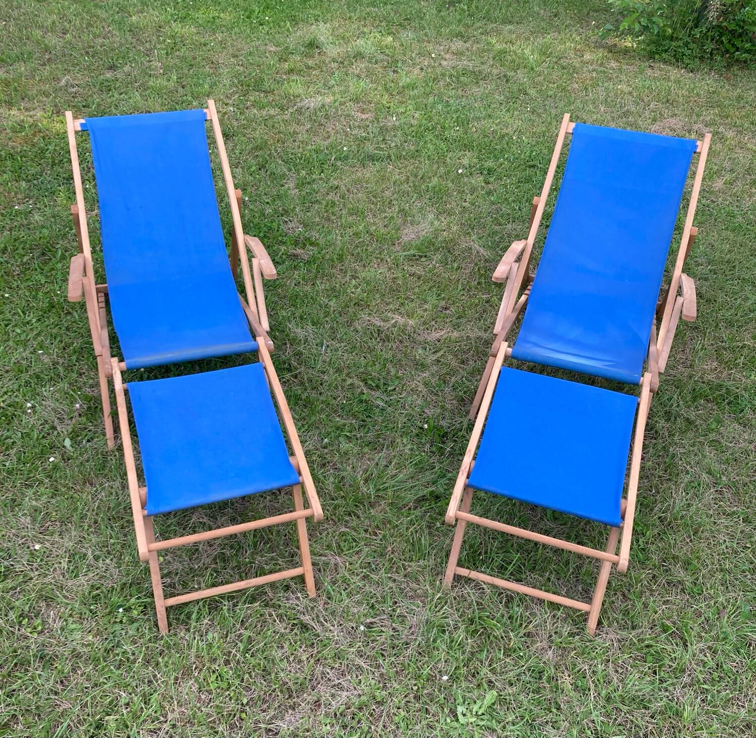 Mid 20th century sun loungers