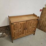 Oak sideboard 1970 Guillerme and Chambron for Your Home Circa edition