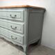 Vintage cherry wood commode refurbished