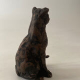 Chat on the lookout original art sculpture