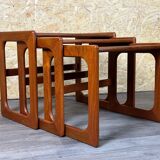 60s 70s Teak Nesting Tables side tables by Salin Nybor Denmark Design