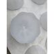 Set of 9 vintage white opaline glass pendants