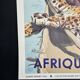 Affiche Air France - Afrique Occidentale