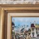 Oil Painting on Canvas - Rue du vieux Paris Signed Robert Scott