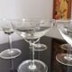 6 coupes champagne cristal vintage