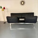 De Sede DS 140 midnight blue 3-seater vintage leather sofa 1980s design