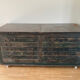 Wooden printing marble and cast iron top