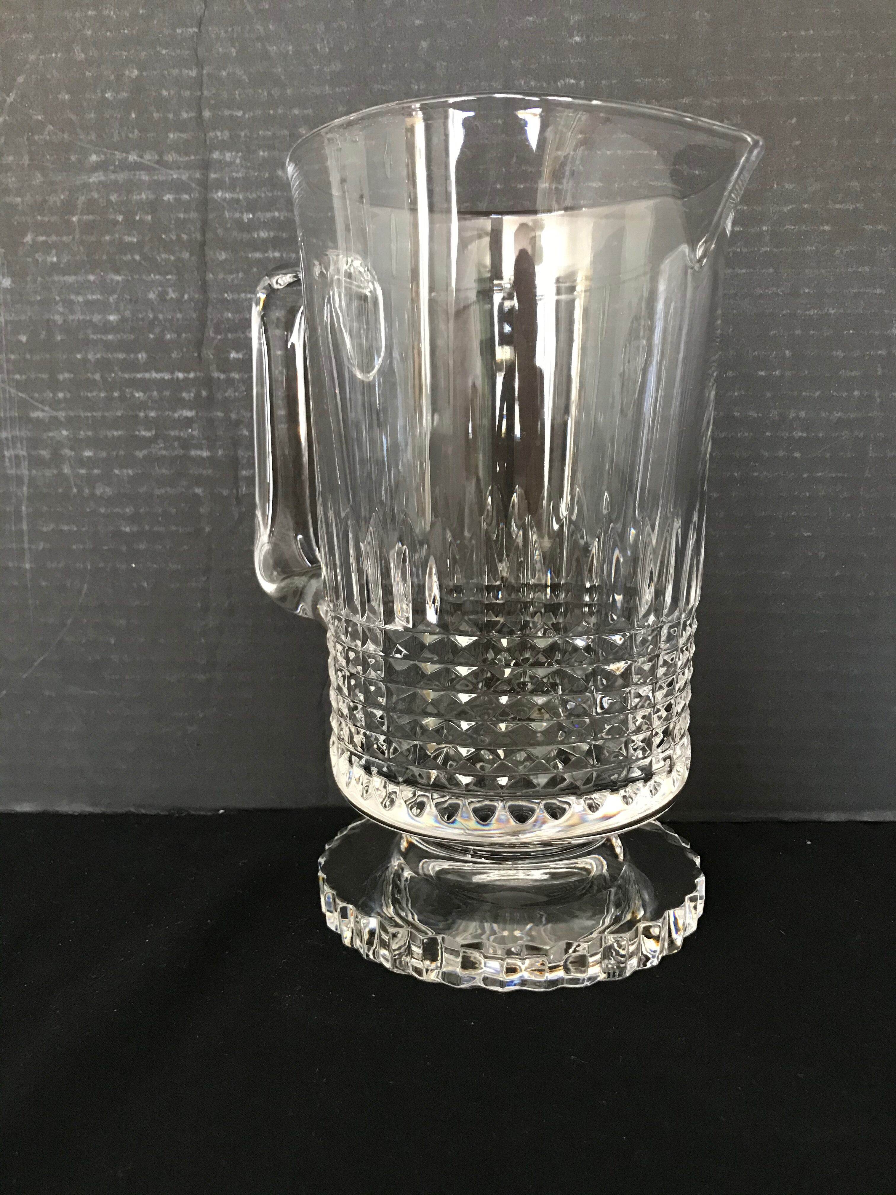 Pichet - cristal soufflé et taillé cristallerie Wadgassen Villeroy&Boch