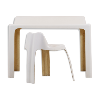 Ensemble bureau et chaise "Study" par Patrick Gingembre 1971