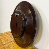 Industrial Bakelite Factory Wall Clock from Pragotron, 1960s