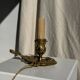 Small classic antique gold table lamp, H17 D12