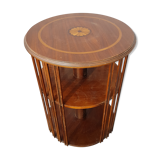 English library Mahogany turntable