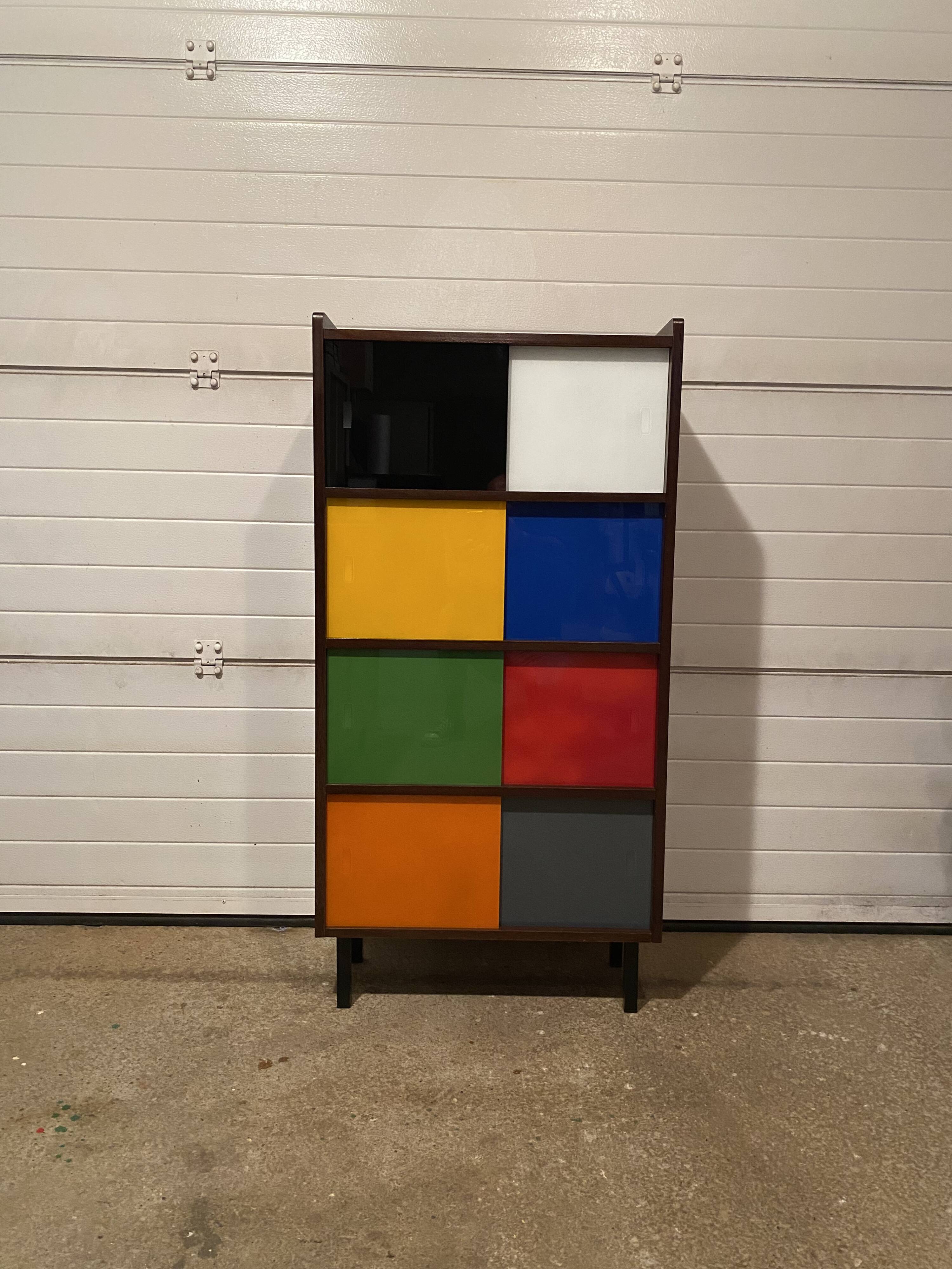 Bibliothèque/vitrine vintage