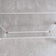 Iconic white console with designer spacer, signed Pierre Vandel Paris