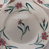 “Terre de Fer” soup plates and fruit bowl set