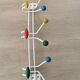 Large vintage coat rack in POP colors