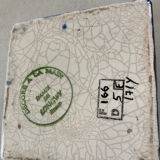 Longwy enamel inkwell