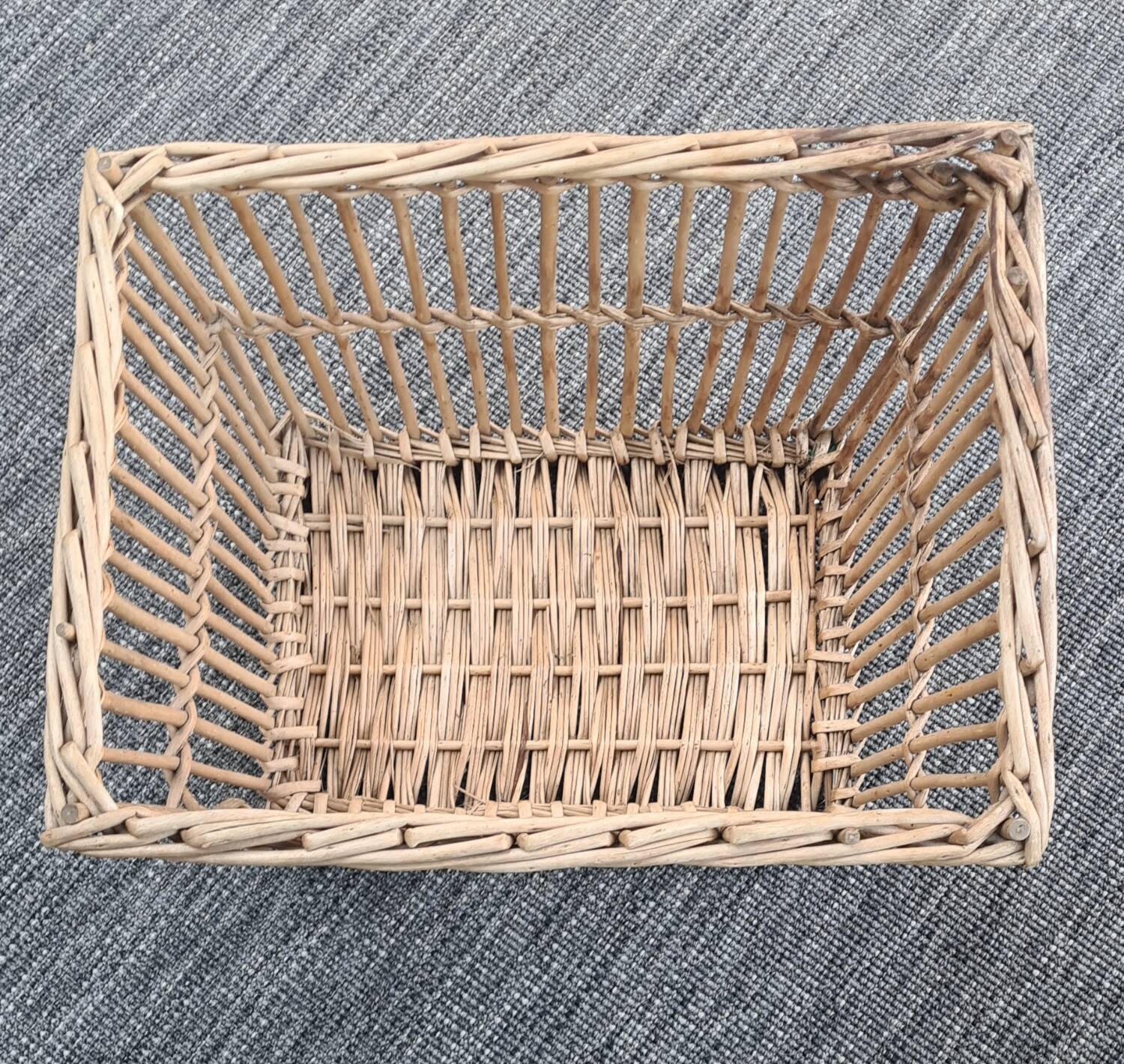 Vintage wicker basket