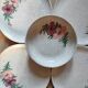 Service/ Vallauris / Anemones / 5 pieces