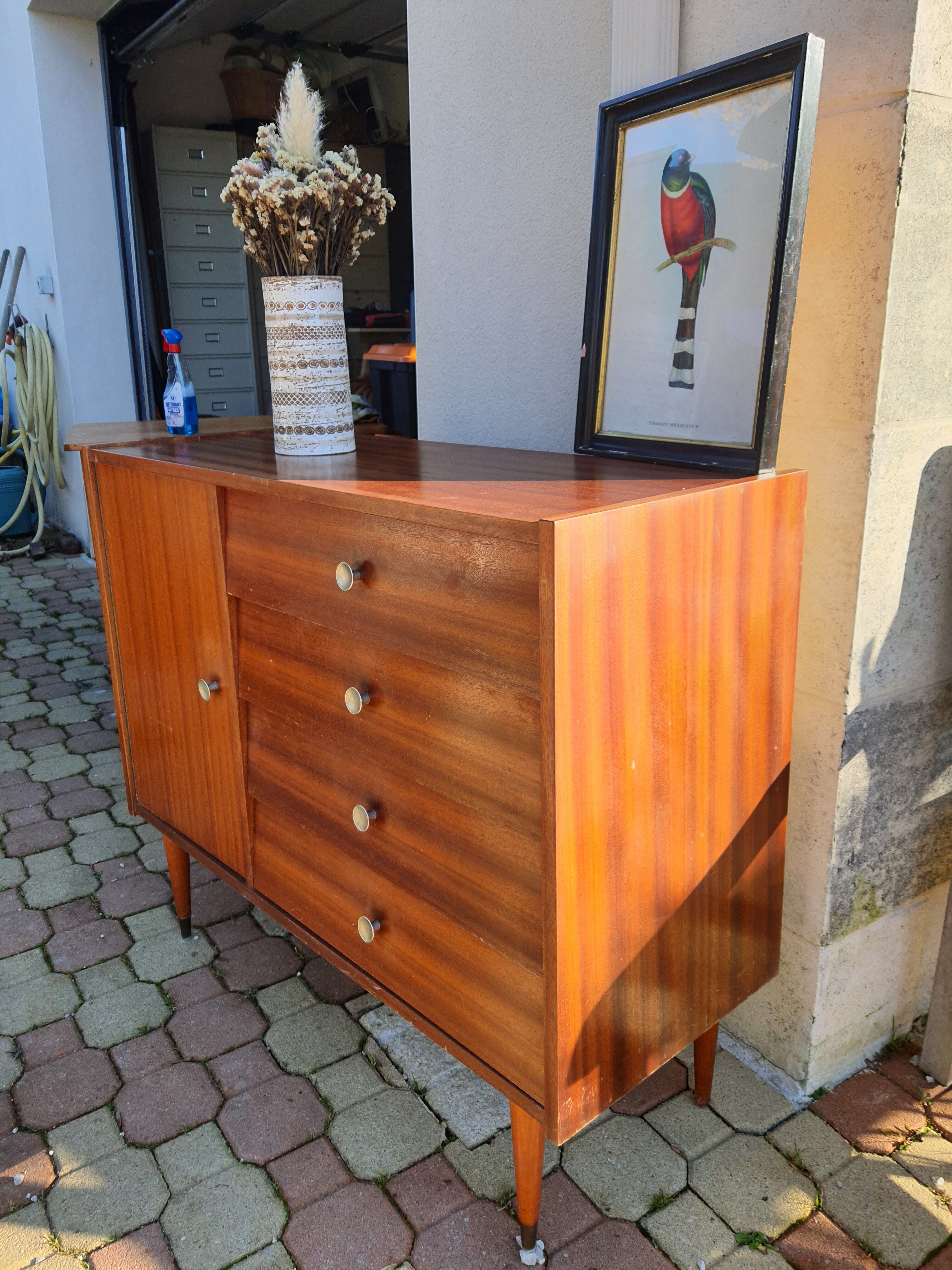 Commode vintage scandinave