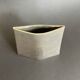Dominique Imbert. Design vase in brushed metal circa 1970