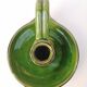 Glazed terracotta candle holder