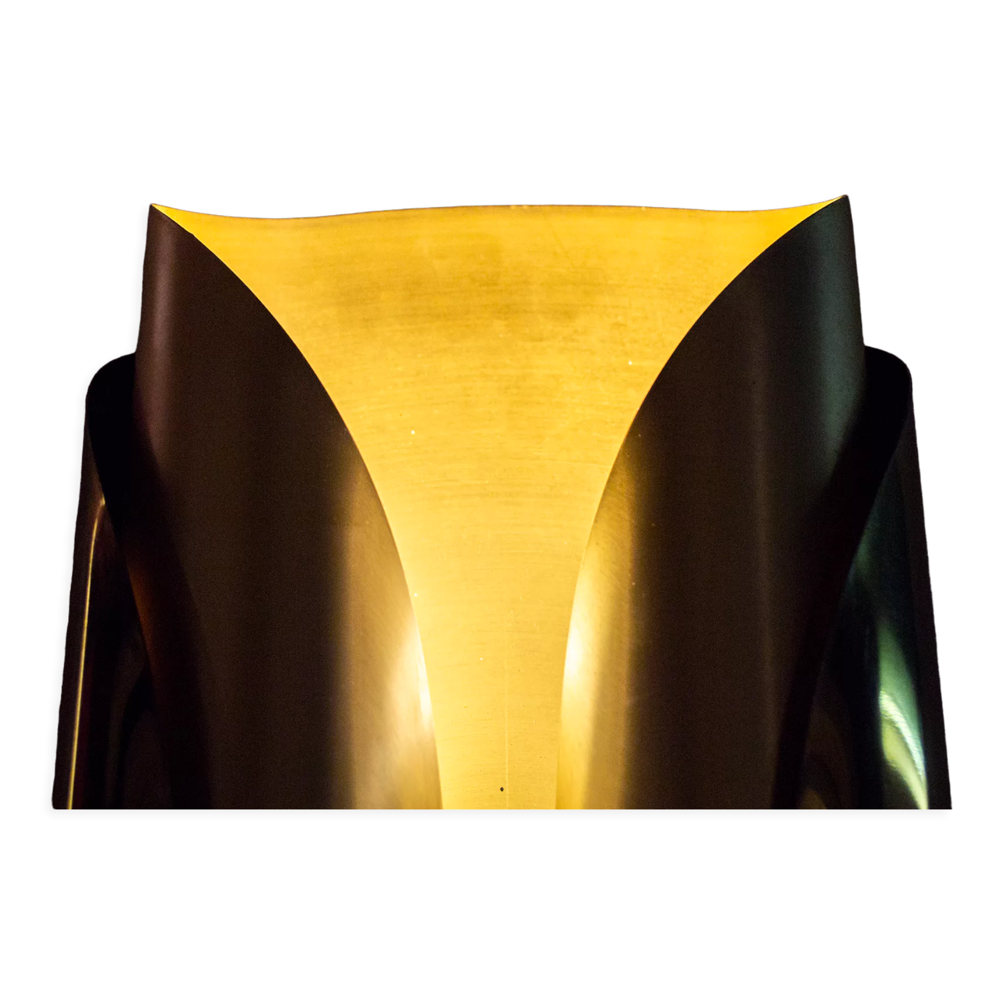 Brass wall lamp Italy 70s