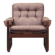 Fauteuil en cuir, design danois, années 1960, fabriqué par Genega Møbler